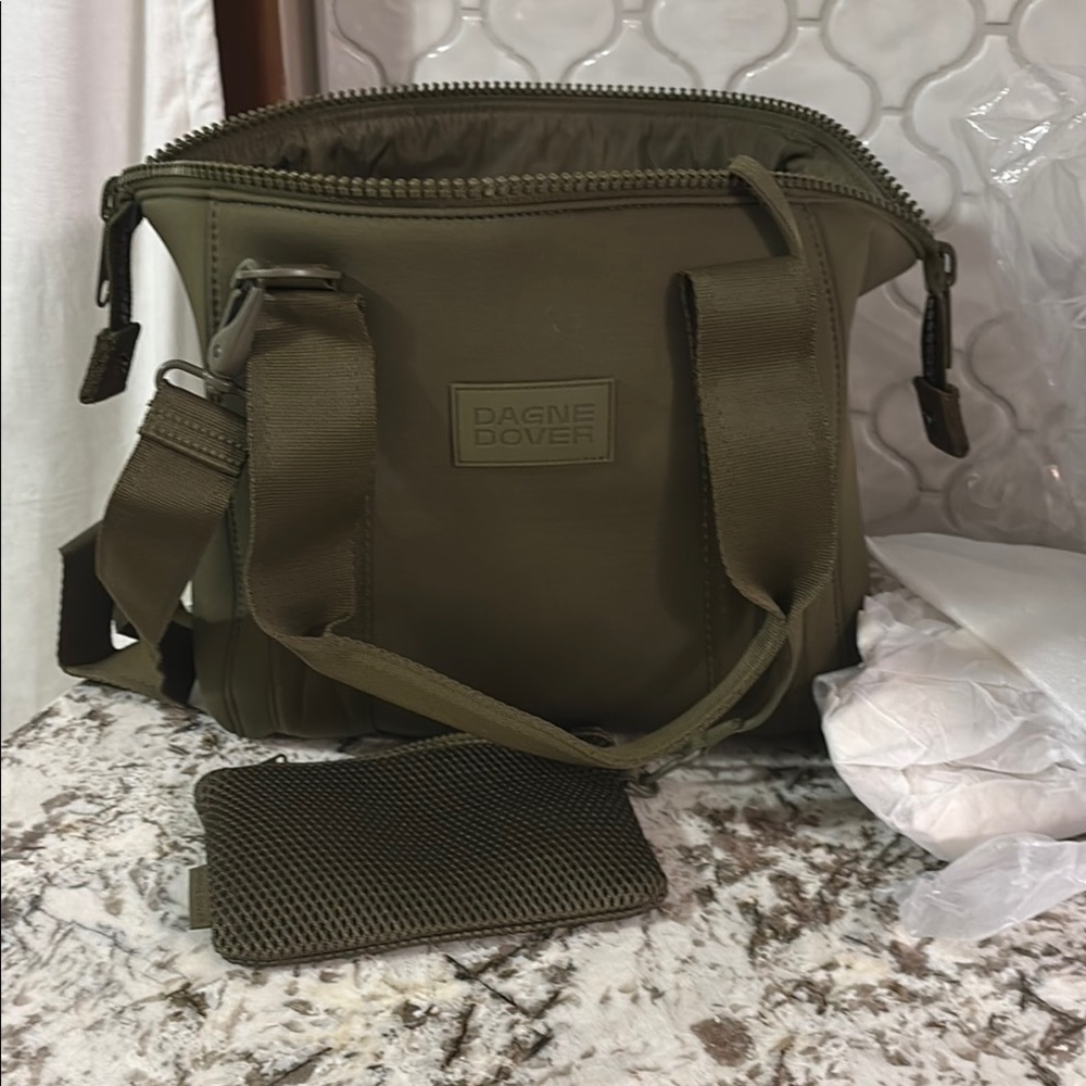 Dagne Dover Olive Green Compact Tote